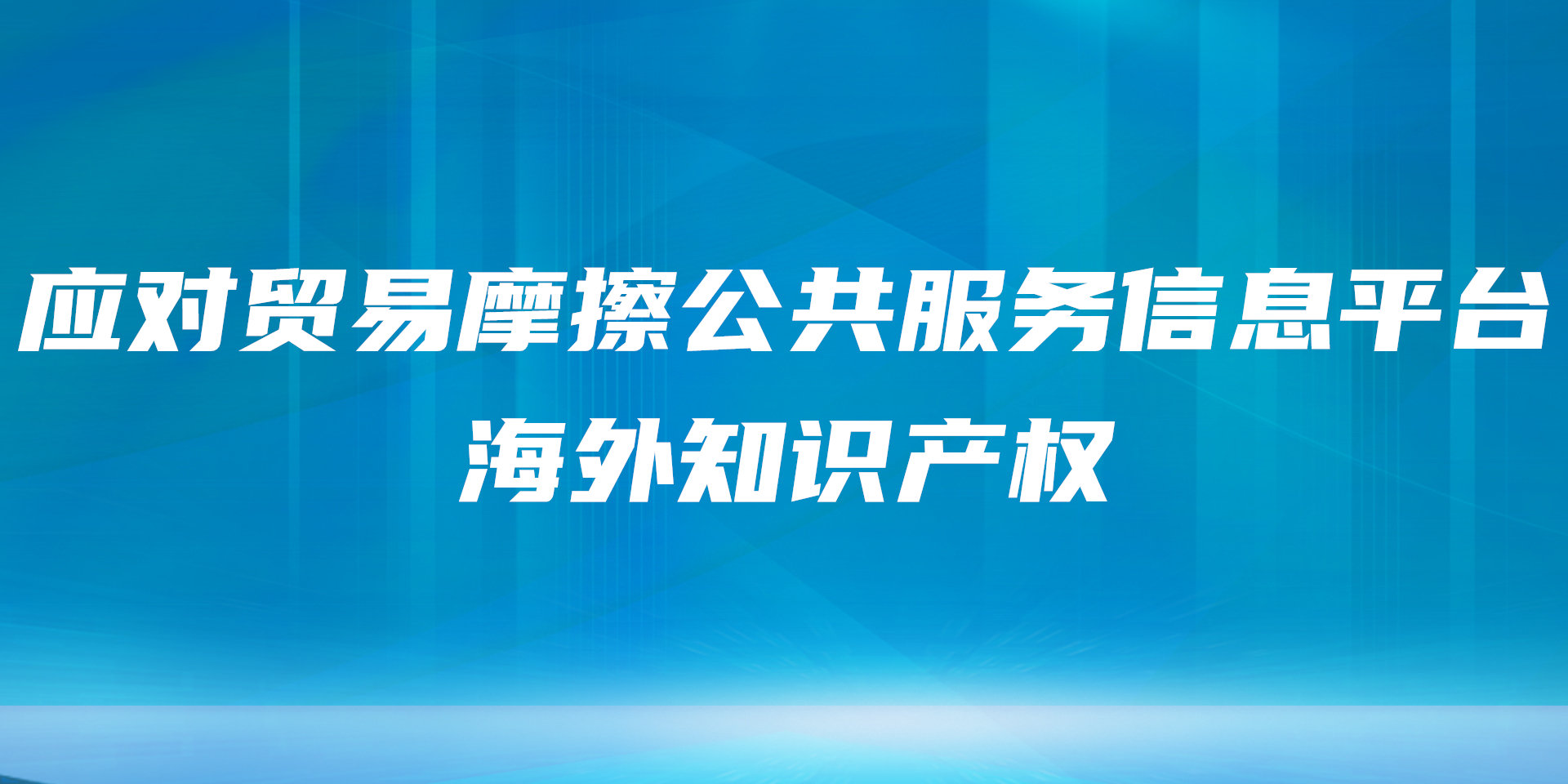 广东省贸易摩擦应对综合服务平台（海外知识产权）